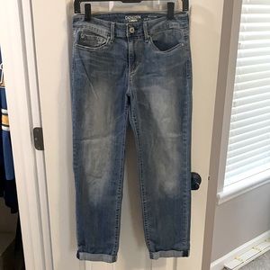 Denizen from Levi modern slim boyfriend fit jeans with cuff